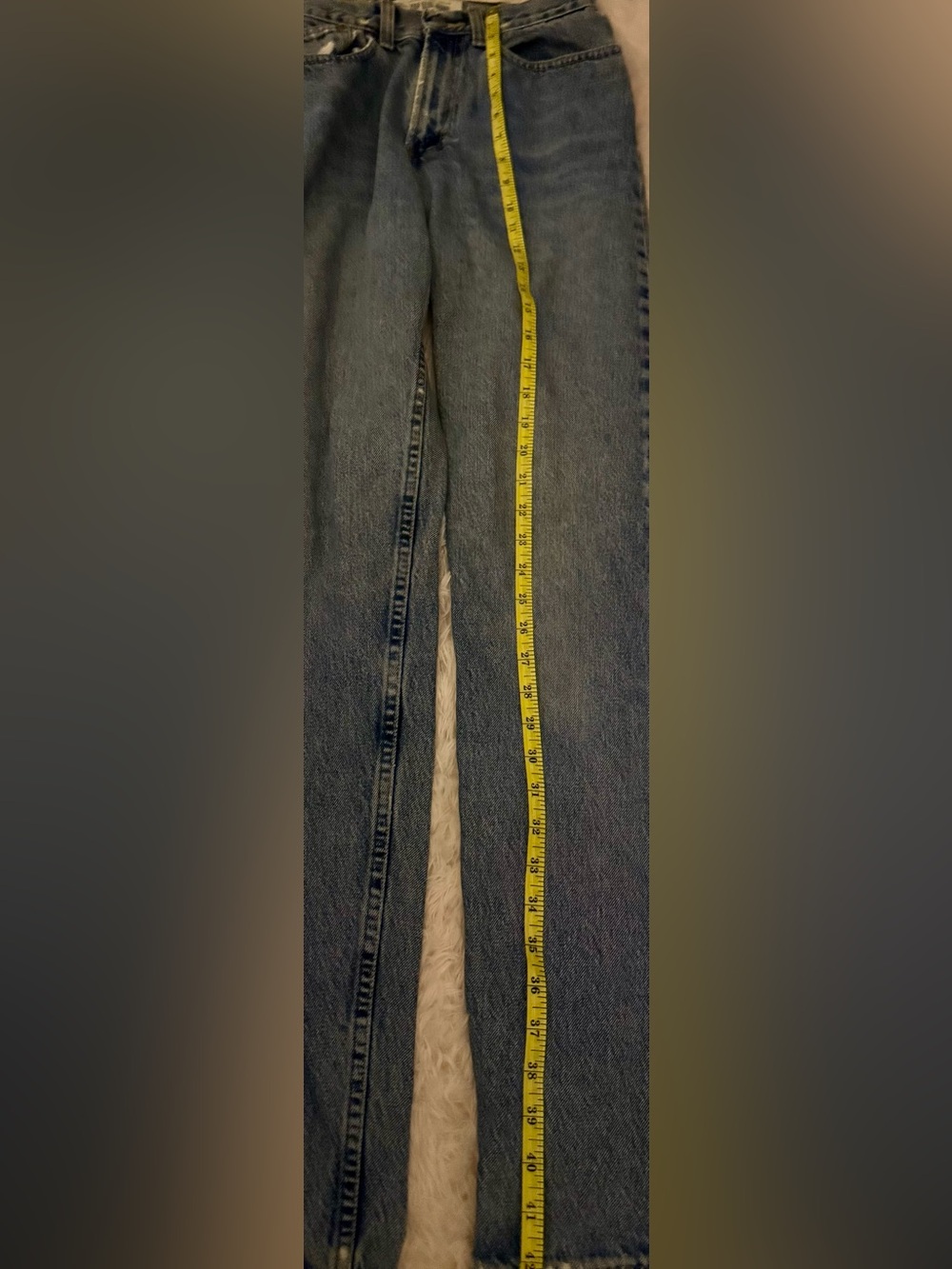 Vintage Gap #3 Classic Fit Light Blue distressed Denim Jeans 100% Cotton - Picture 14 of 14